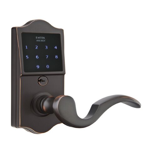 EMTouch Classic Keypad with Right Handed Cortina Lever in Oil Rubbed Bronze