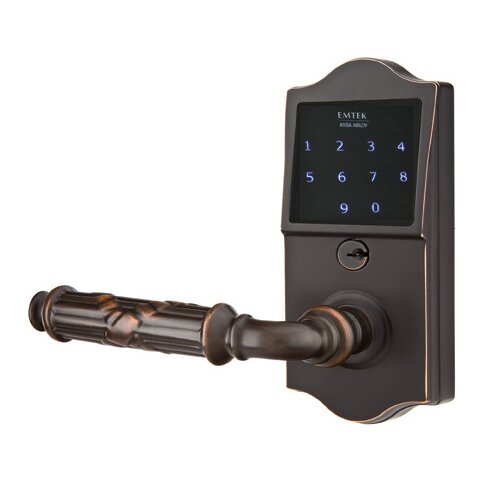 EMTouch Classic Keypad with Left Handed Ribbon & Reed Lever in Oil Rubbed Bronze