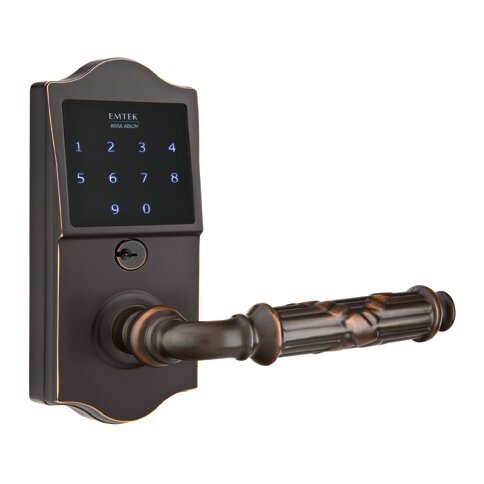 EMTouch Classic Keypad with Right Handed Ribbon & Reed Lever in Oil Rubbed Bronze