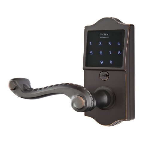 EMTouch Classic Keypad with Left Handed Rope Lever in Oil Rubbed Bronze