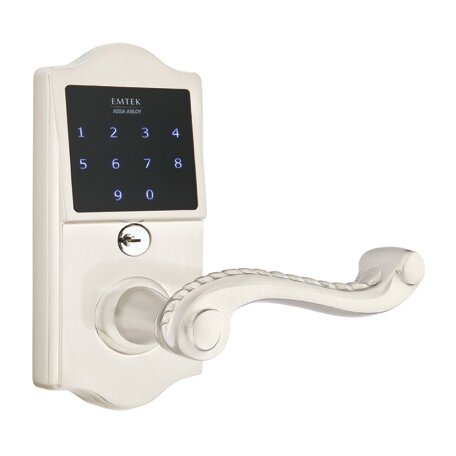 EMTouch Classic Keypad with Right Handed Rope Lever in Satin Nickel