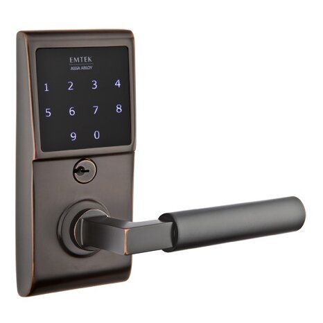 Hercules Right Hand Emtouch Lever with Electronic Touchscreen Lock in Oil Rubbed Bronze