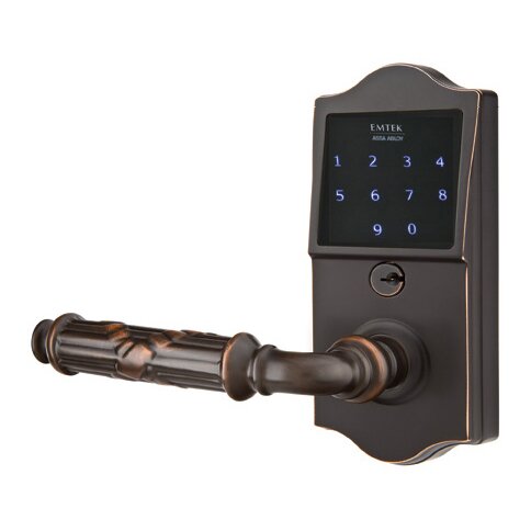 EMTouch Classic Keypad with Left Handed Ribbon & Reed Lever Storeroom in Oil Rubbed Bronze