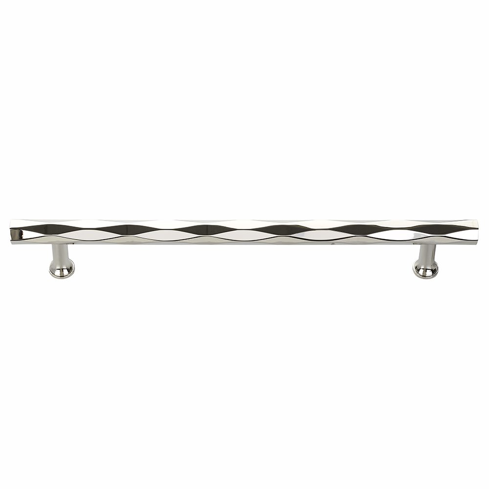 12" Centers Tribeca Concealed Surface Mount Door Pull in Polished Nickel