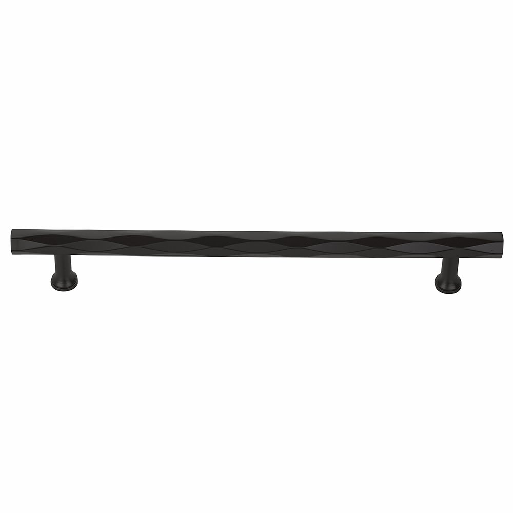 12" Centers Tribeca Concealed Surface Mount Door Pull in Flat Black
