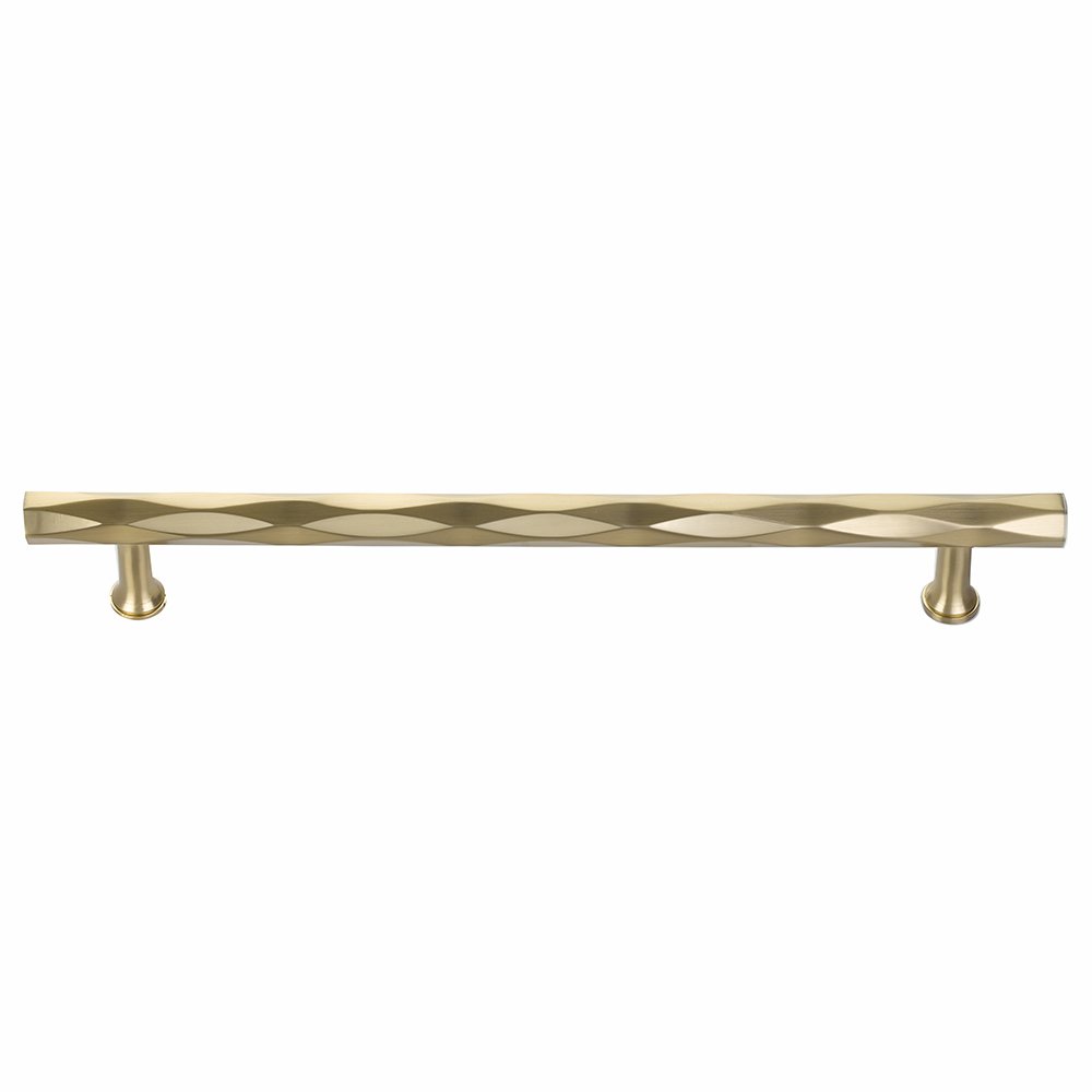 12" Centers Tribeca Concealed Surface Mount Door Pull in Satin Brass