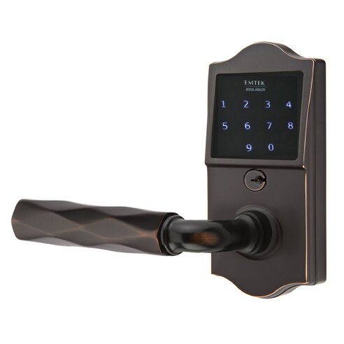 Emtouch Classic - R-Bar Tribeca Lever Electronic Touchscreen Lock in Oil Rubbed Bronze