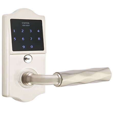 Emtouch Classic - R-Bar Tribeca Lever Electronic Touchscreen Lock in Satin Nickel