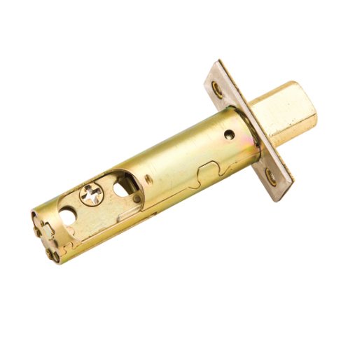 Deadbolt Latch with 2 3/8" Backset in Unlacquered Brass
