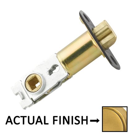Radius Corners Key In Latch with 2 3/8" Backset in French Antique Brass