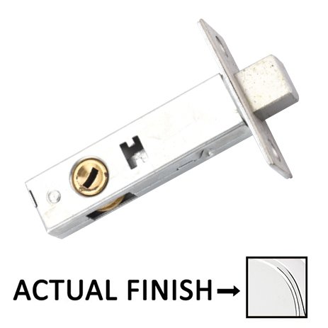 Privacy Thumbturn Latch with 2 3/8" Backset in Polished Chrome