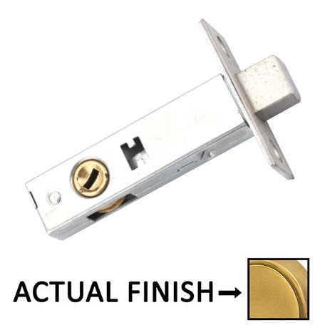 Privacy Thumbturn Latch with 2 3/4" Backset in French Antique Brass