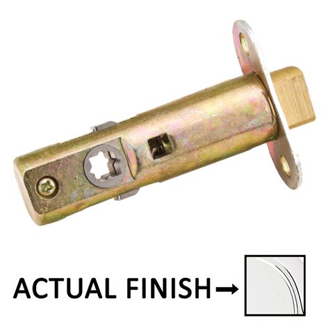 Privacy Standard Latch with 2 3/8" Backset in Polished Chrome