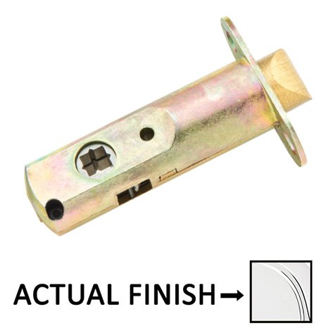 Privacy 28 Degree Rotation Latch with 2 3/4" Backset in Polished Chrome