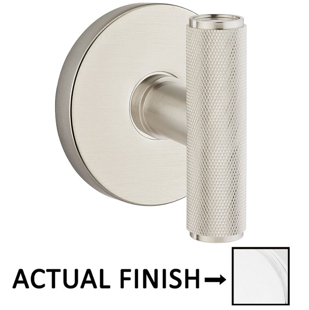 Single Dummy Disk Rosette for The Ace Knurled Knob in Matte White