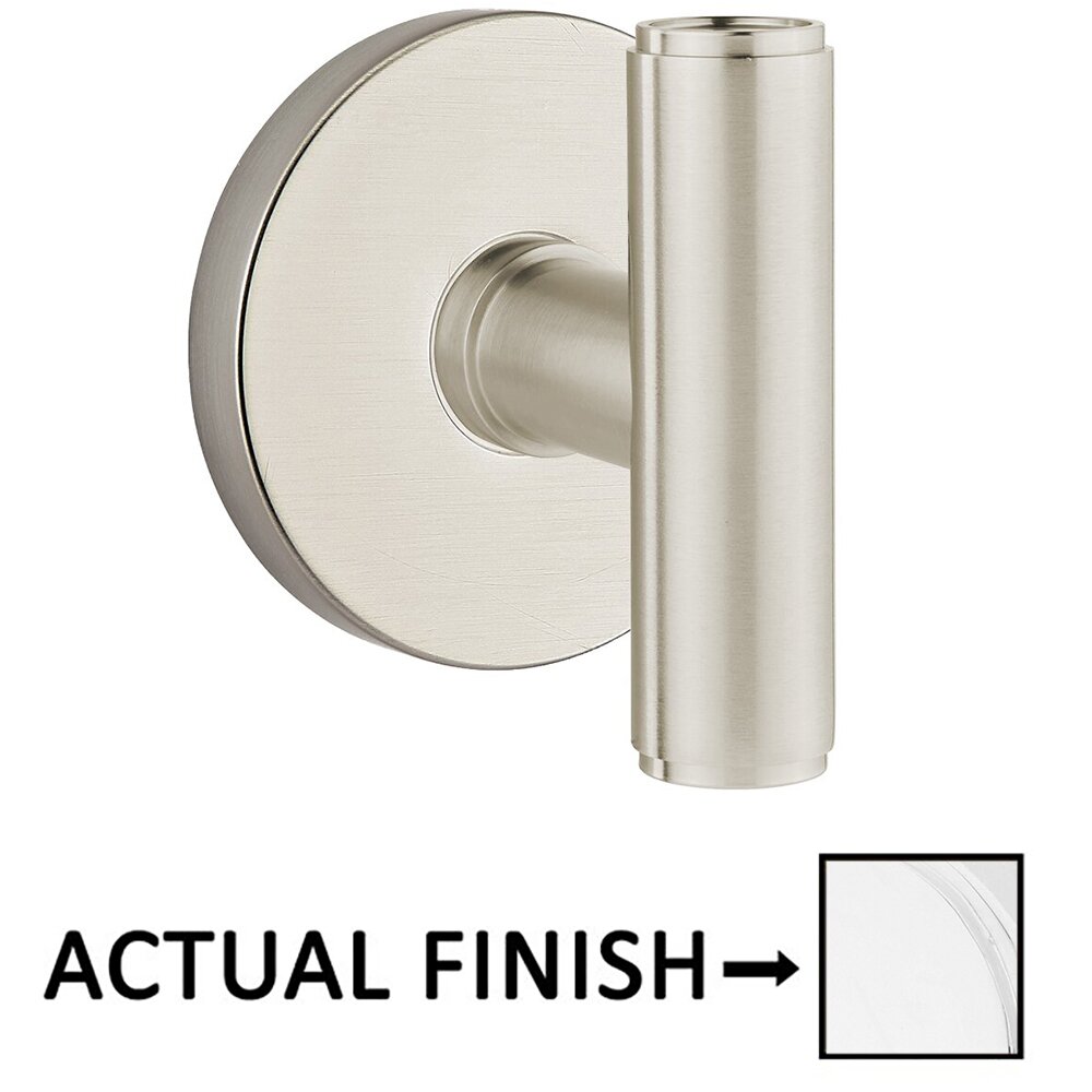 Passage Disk Rosette with Concealed Screws for The Ace Knob in Matte White