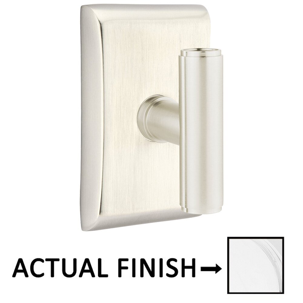 Privacy Neos Rosette with Concealed Screws for The Ace Knob in Matte White