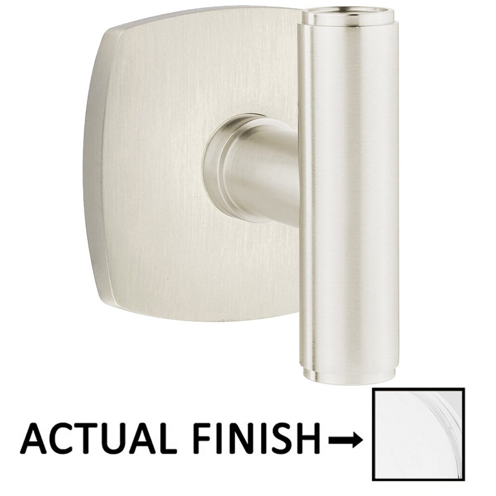 Privacy Urban Modern Rosette with Concealed Screws for The Ace Knob in Matte White