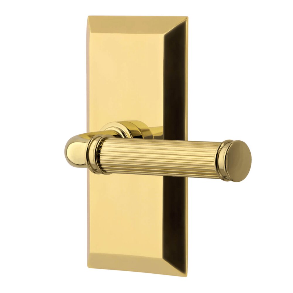 Fifth Avenue Short Plate Single Dummy with Soleil Lever in Lifetime Brass