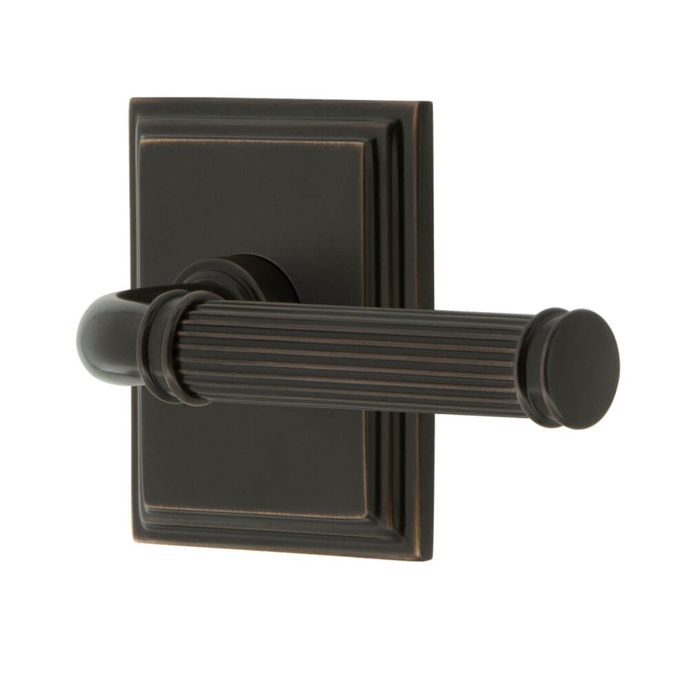 Carre Square Rosette Double Dummy with Soleil Lever in Timeless Bronze