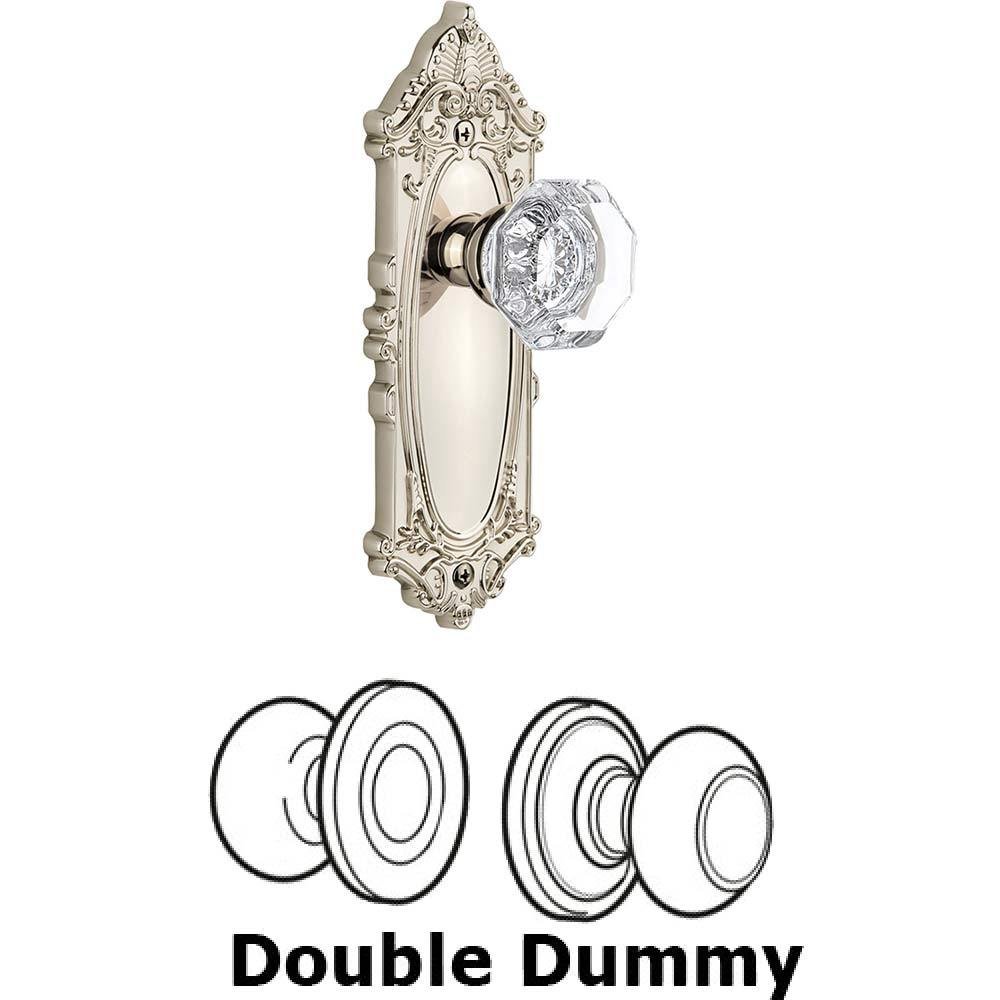Double Dummy Set - Grande Victorian Plate with Chambord Knob in Polished Nickel
