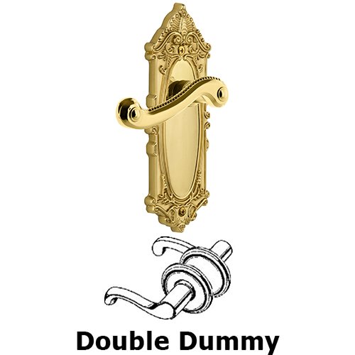 Grandeur Grande Victorian Plate Double Dummy with Newport Lever in Lifetime Brass