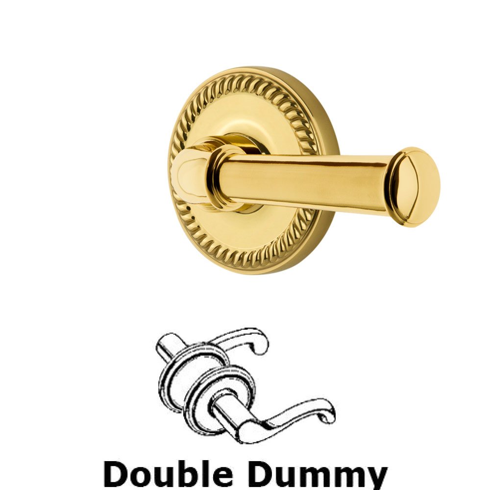 Grandeur Newport Plate Double Dummy with Georgetown Lever in Lifetime Brass