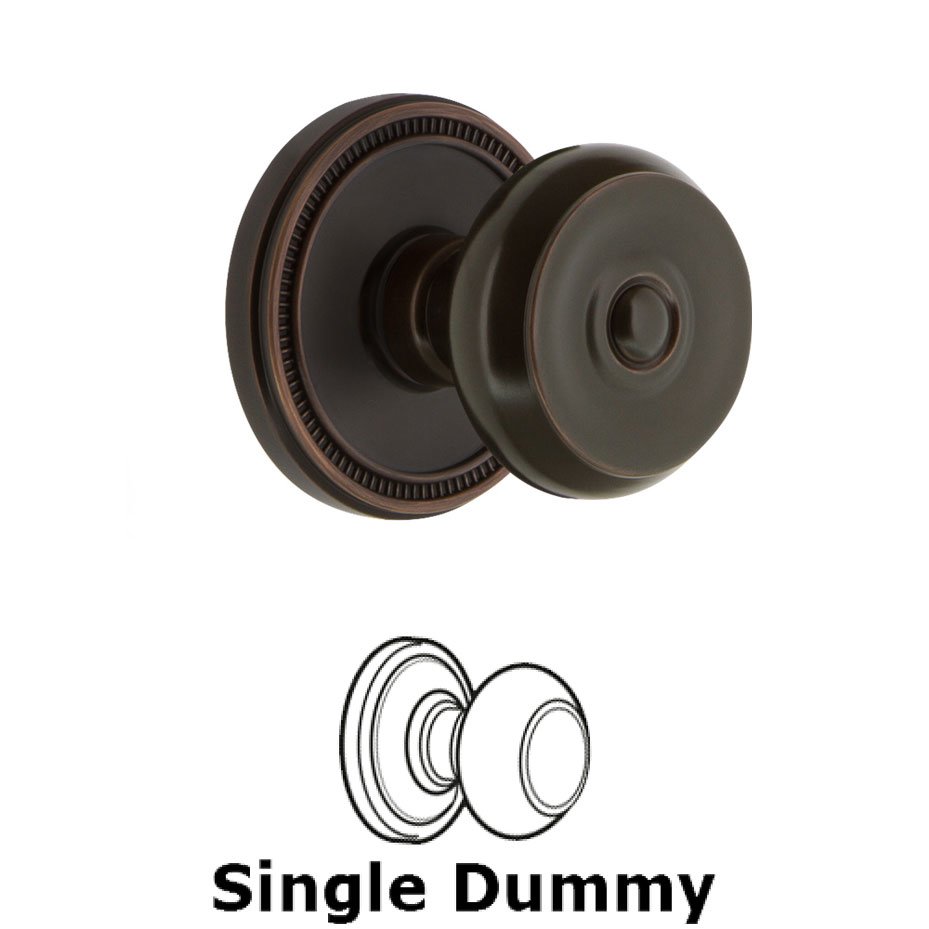 Soleil Rosette Dummy with Bouton Knob in Timeless Bronze