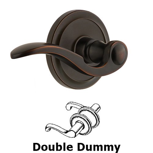 Double Dummy Circulaire Rosette with Bellagio Left Handed Lever in Timeless Bronze