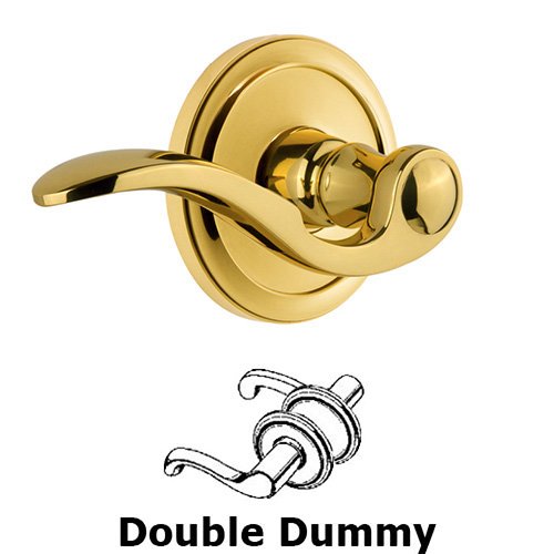 Double Dummy Circulaire Rosette with Bellagio Right Handed Lever in Lifetime Brass