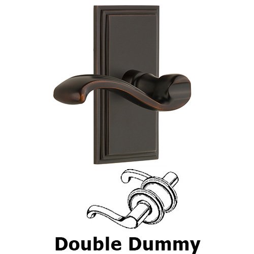 Double Dummy Carre Plate with Portofino Left Handed Lever in Timeless Bronze