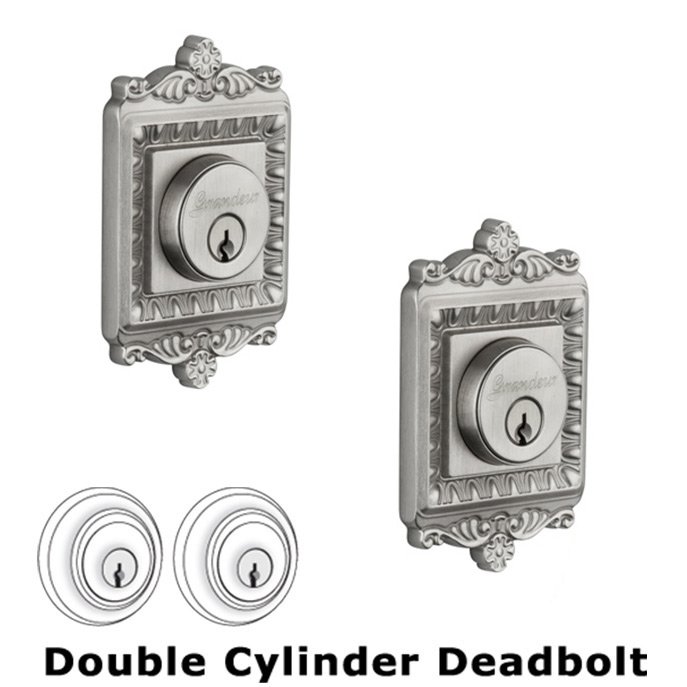 Double Deadlock - Windsor Deadbolt in Satin Nickel