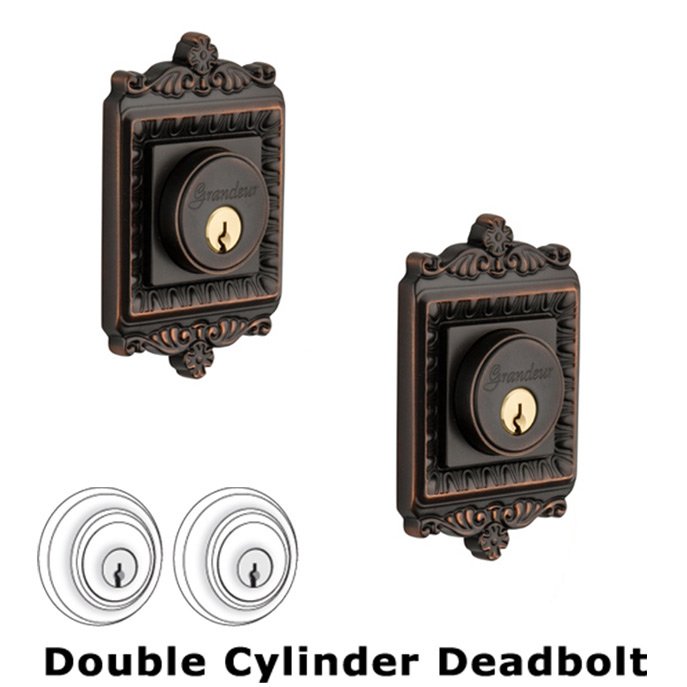 Double Deadlock - Windsor Deadbolt in Timeless Bronze