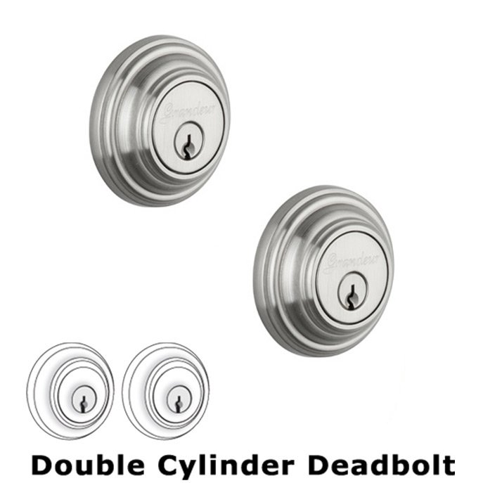 Double Deadlock - Georgetown Deadbolt in Satin Nickel