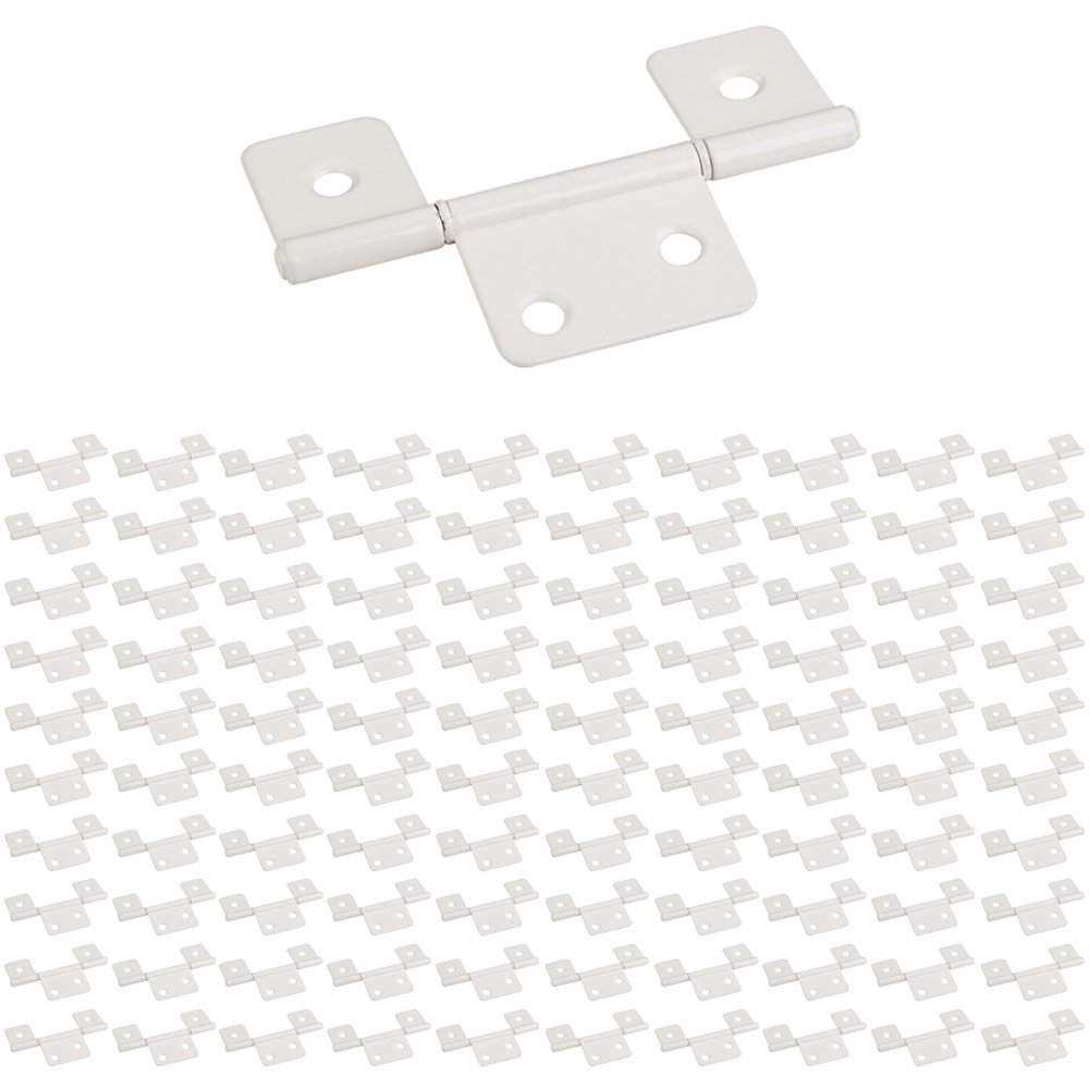 (100 PACK) 3-1/2" Three Leaf Non Mortise Hinge in Almond