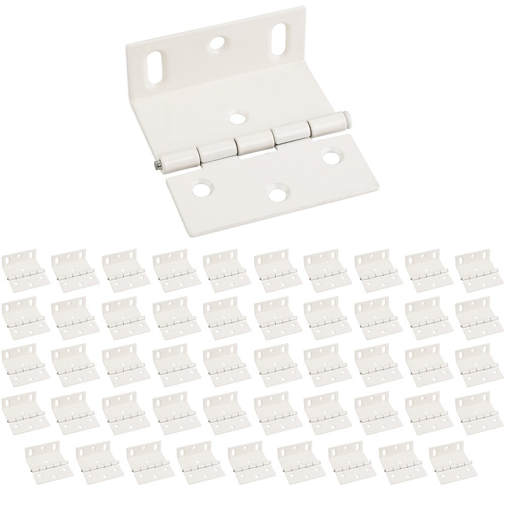 (50 PACK) 2-1/2" Wrap Around Hinge in Almond