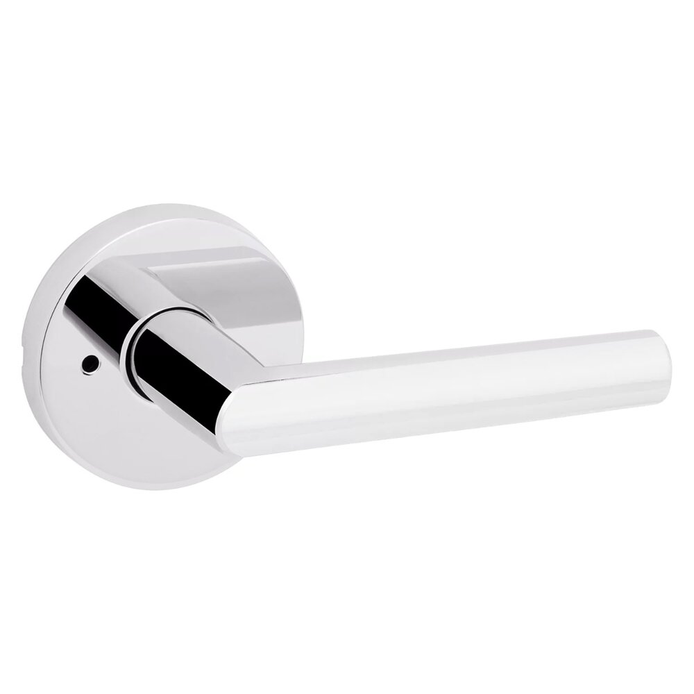 Milan Privacy Door Lever in Bright Chrome