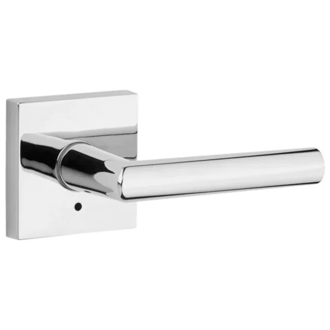 Milan Privacy Door Lever in Bright Chrome