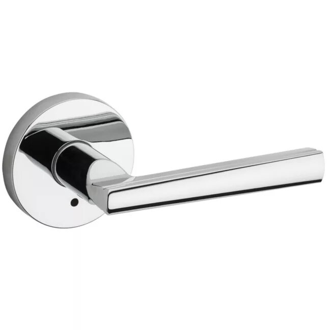 Montreal Privacy Door Lever in Bright Chrome