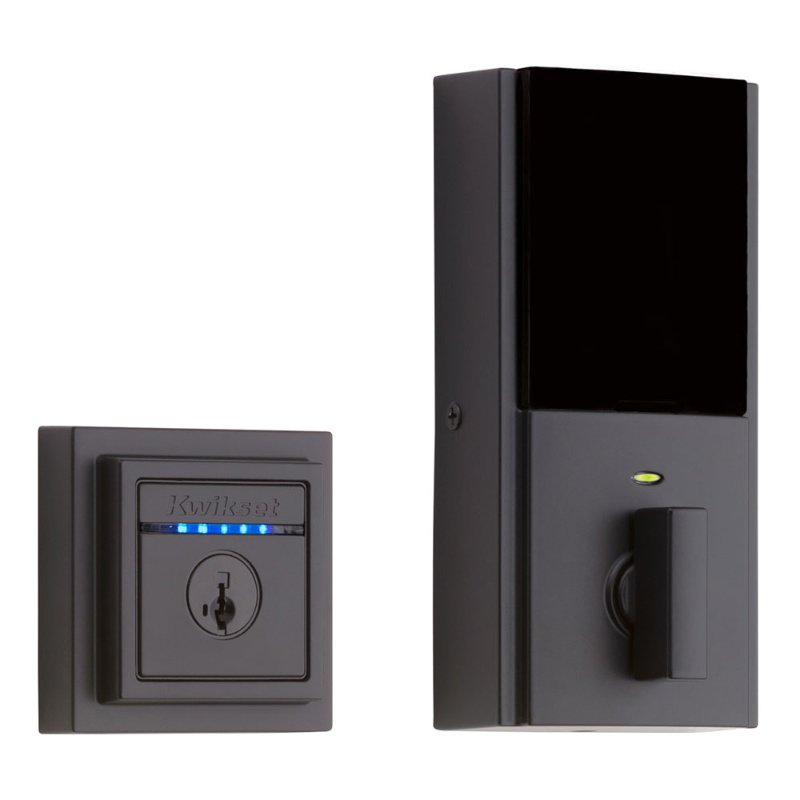 Kevo Contemporary 2nd Generation Electronic Deadbolt in Iron Black