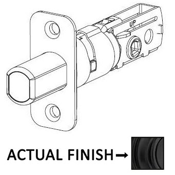 Adjustable Radius Deadbolt Latch for 780 and 980 Series in Iron Black