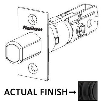 Adjustable Square Deadbolt Latch for 780 and 980 Series in Iron Black