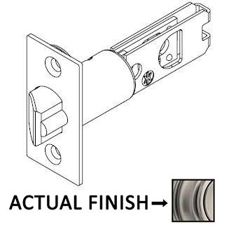 2 3/4" Backset UL Wideface Deadlatch for Kwikset Series Products in Antique Nickel