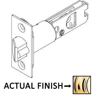 2 3/4" Backset UL Square Corner Springlatch for Kwikset Series Products in Bright Brass