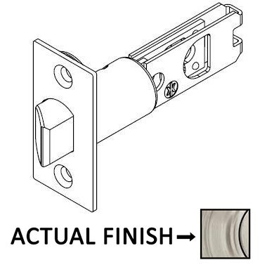 2 3/8" Backset UL Wideface Springlatch for Kwikset Series Products in Satin Nickel