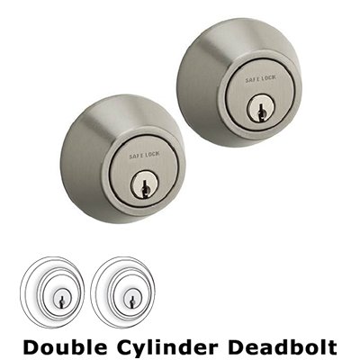 Safelock Double Cylinder Deadbolt in Satin Nickel