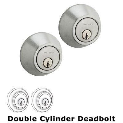 Safelock Deadbolt Double Cylinder Deadbolt in Satin Chrome