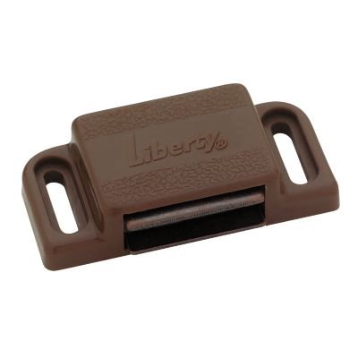 Heavy Duty Magnetic Catch with Strike in Brown
