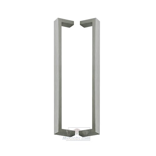23 5/8" Centers Back to Back Squared Appliance/Shower Door Pull in Satin Stainless Steel