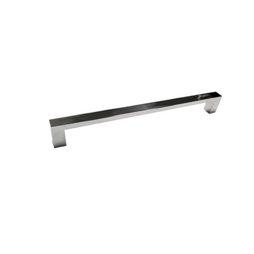 17 3/4" Centers Through Bolt Rectangular Oversized/Shower Door Pull in Polished Stainless Steel